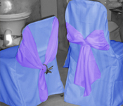 WEDDING DECOR CHAIR COVERS