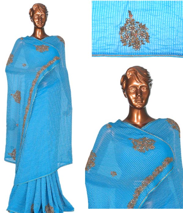 EMBROIDRED PARTY WEAR SAREE