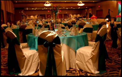 CHAIR COVER WITH RIBBON