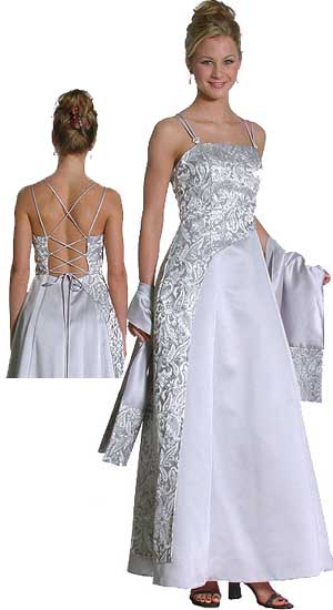 PRINTED FORMAL  GOWN