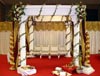 ROMAN PILLARED MANDAP WITH LIGHTED BACKDROP