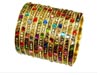 GOLDEN STONES BANGLES