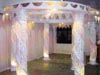 FIBRE CRYSTAL ROUND MANDAP