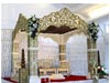 GOLDEN EMBOSSED WEDDING MANDAP