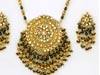 BLACK BEADED JEWELLERY SET