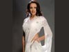 SILVER EMBROIDERED SAREE
