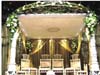 FIBRE MANDAP WITH WROUGHT IRON ACRS