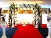 FIBRE ROUND MANDAP WITH GANESHA STATUE