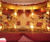 ROYAL FIBRE FOUR PILLARED WEDDING MANDAP