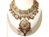 MULTICOLOUR KUNDAN JEWELLERY SET
