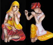 TRADITIONAL MUSICAL FIBER STATUES