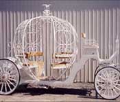 WROUGHT IRON CINDERELLA CARRIAGE