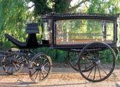ROYAL BLACK HORSE DRAWN HEARSE