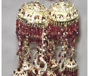 MAROON CRYSTAL PUNJABI KALIRAAH