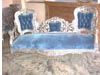 SILVER WEDDING CARVED THRONE