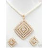 ARTIFICIAL DIAMOND PEARL SET