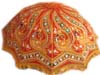 EMBROIDERED PATCHWORK PEARL UMBRELLA