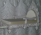 WOODEN CARVED WEDDING DOLI