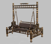 SANKHEDA WOODEN SWING