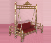 DESIGNER SANKHEDA WOODEN SWING
