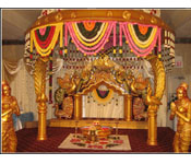 PEACOCK WEDDING MANDAP