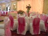 CHAIR COVER WITH COLOURED TISSUE