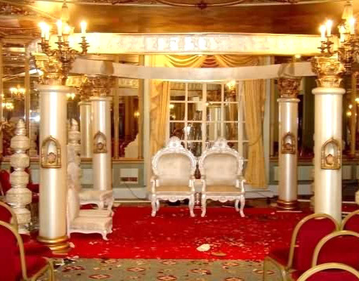 TRADITIONAL FIBRE ROUND MANDAP