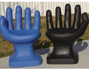 FIBER HAND SHAPE GARDEN CHAIR