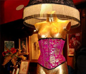FIBRE LADY BREAST LAMP