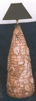 IVORY TOUCH POT LAMP