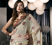 SHILPY DOTS DESIGN SAREE