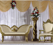BRIDEGROOM SOFA SET WITH PARENT CHAIRS