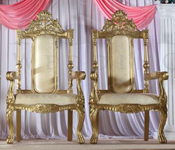 ROYAL BRIDEGROOM CHAIRS SET