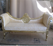ROYAL SILVER DECO THREE SEATER SET