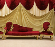 WOODEN COUCH SET LOW HEIGHT