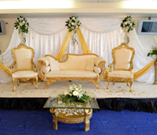 GOLDEN COUCH WEDDING SOFA SET