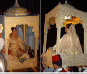 EMBROIDERED FABRIC MOROCCO WEDDING DOLI