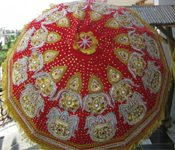 KALASH EMBROIDERED WEDDING UMBRELLA