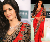 BOLLYWOOD STAR KATRINA KAIF EMBROIDERED SAREE