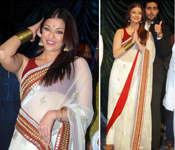 BOLLYWOOD CELEBRITY AISHWARYA RAI BACHCHAN SAREE
