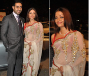 BOLLYWOOD AISHWARYA RAI BACHAN DESIGNER SARI