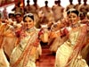 BOLLYWOOD AISHWARYA MADHURI DEVDAS DOLA RE SAREE