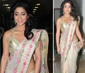BOLLYWOOD SHRIYA SARAN EMBROIDRED SAREE