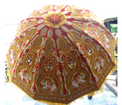 ELEPHANT EMBROIDERED SHADI UMBRELLA