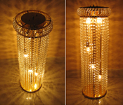AISLE CRYSTAL LIGHTED PILLAR
