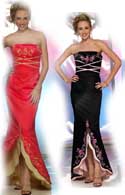 EMBROIDERED GOWN