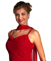 FLORAL BEADWORK GOWN