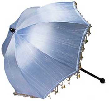 SILK BEADED PARASOL