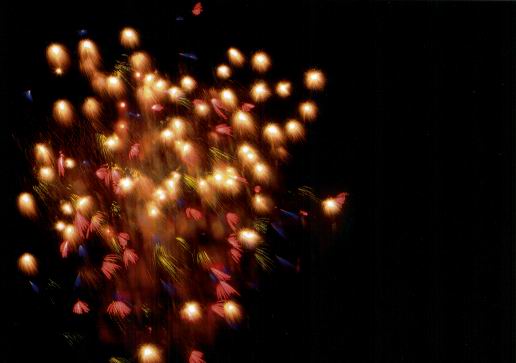 COLORED FIREWORKS
