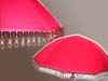 UMBRELLA WITH RED SEQUINS
